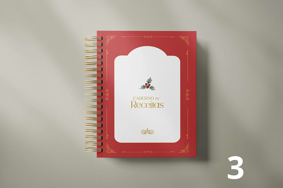 Miniatura: Kit 2- Caixa Cartonada + Caderno de Receitas.