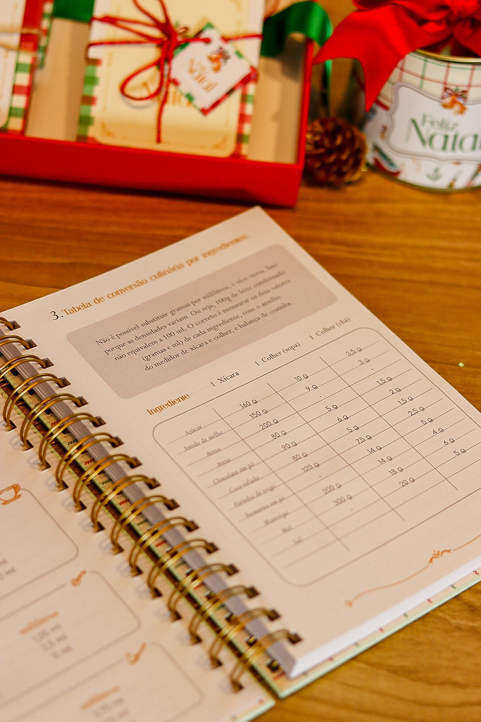 Miniatura: Kit 2- Caixa Cartonada + Caderno de Receitas.