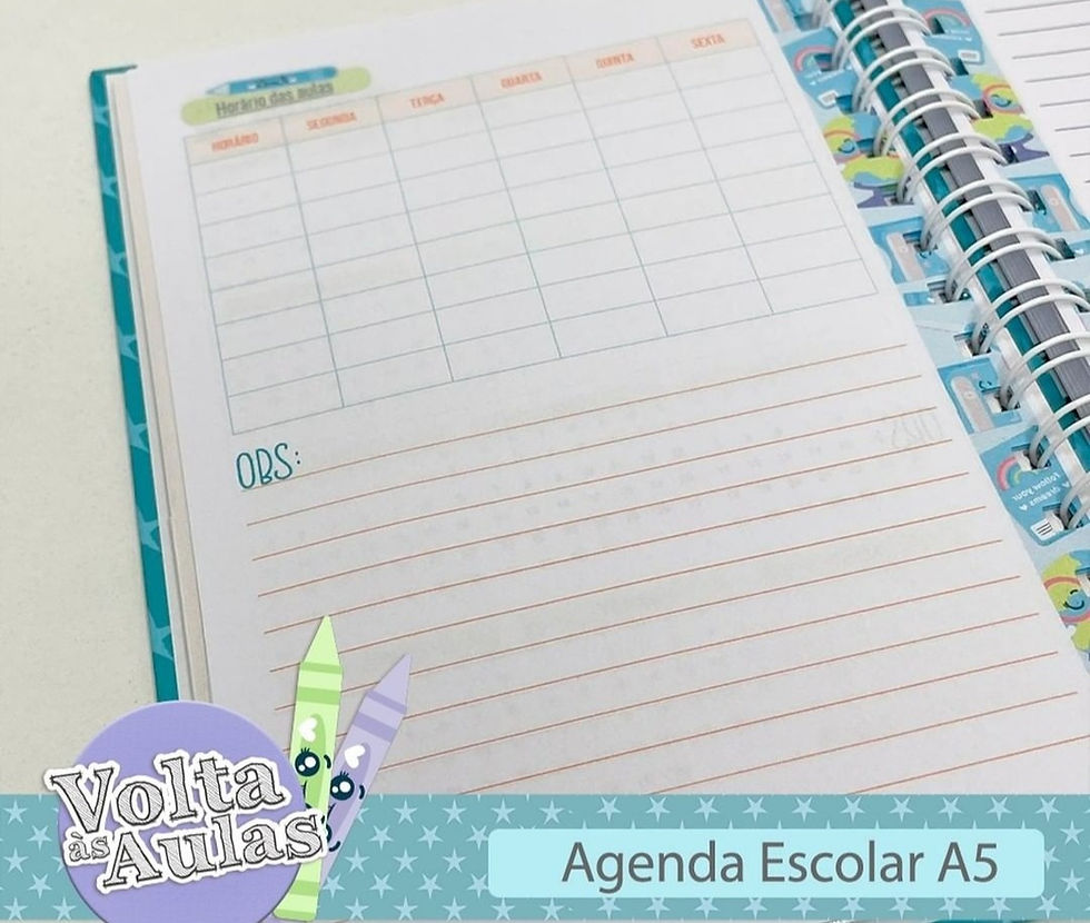 Miniatura: Agenda Escolar Meninos