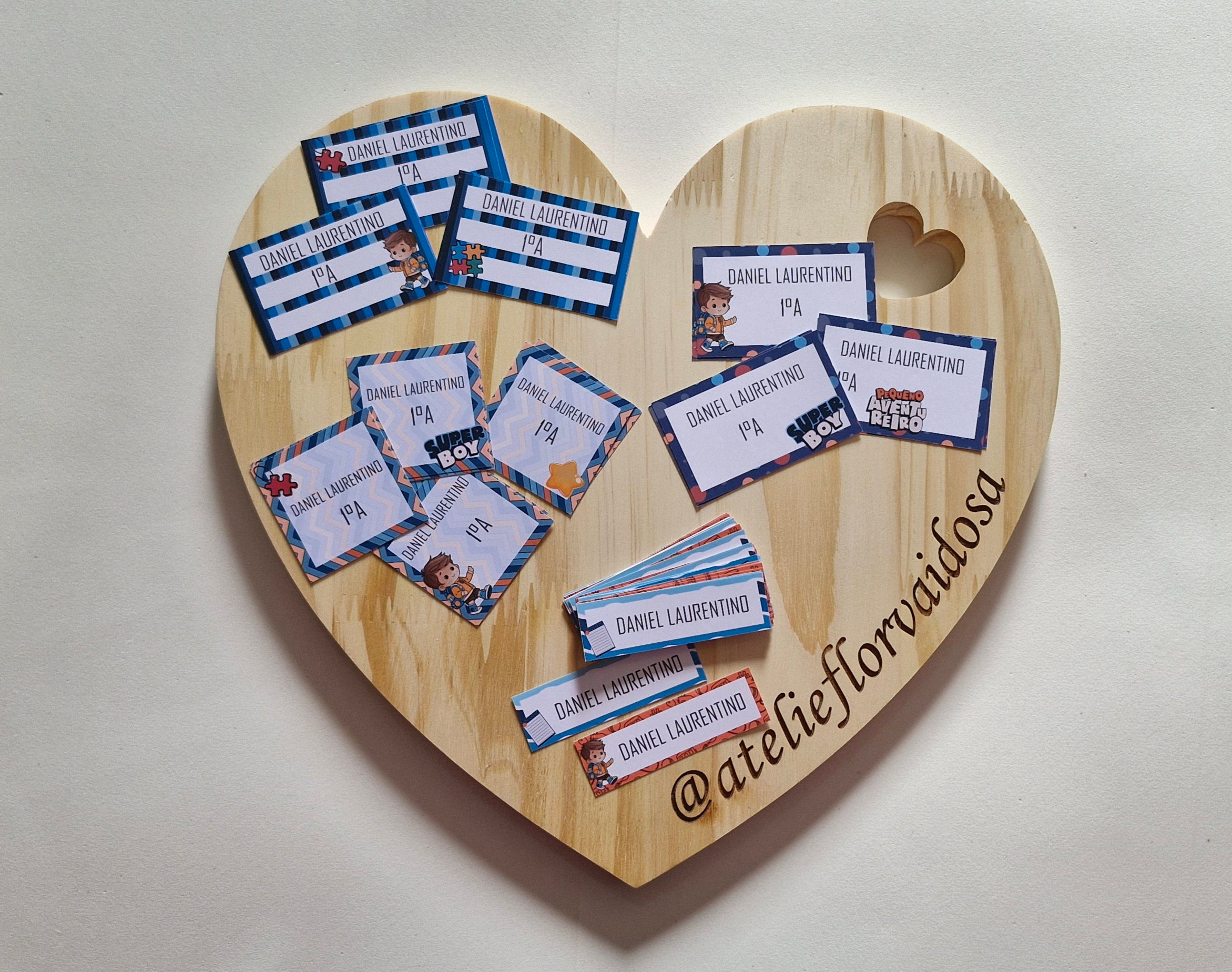 Etiquetas Escolares Meninos