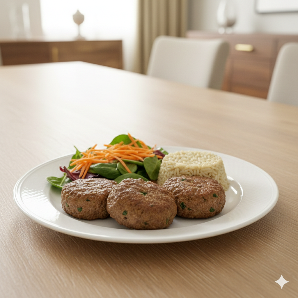 Hamburger de carne moída 100g