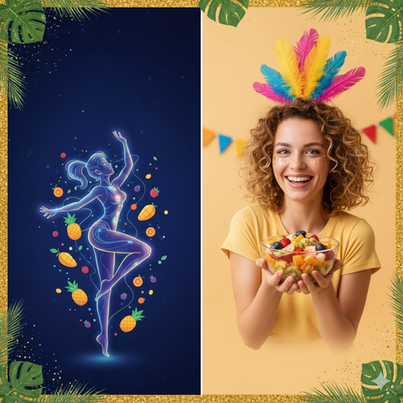 Alimentação Saudável no Carnaval: Nutrição Inteligente para Curtição e Bem-Estar