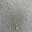 Thumbnail: 18KY Single Oval Rosecut Diamond pendant necklace