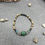 Thumbnail: SS Jade Clear Quartz Hematite Pyrite Turquoise White Opal  stretch bracelet
