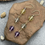 Thumbnail: 14K Quartz mix color Spinel dangle hook earring