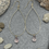 Thumbnail: 14K Rose Quartz teardrop hoop earring