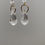 Thumbnail: 14K Swarovski Crystal Moonstone dangle earring