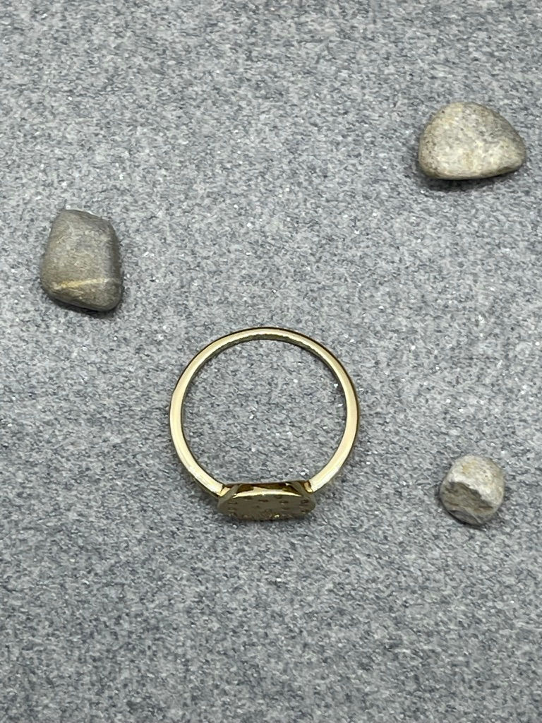 Thumbnail: 14KY Etoile Diamond satin ring