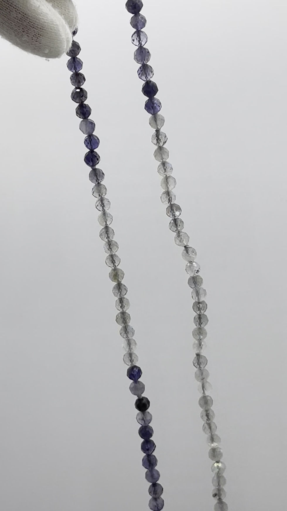 Thumbnail: 14K Iolite Labradorite necklace