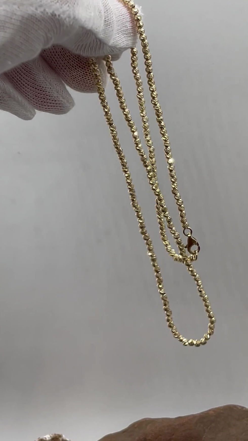 Thumbnail: 14KY Golden nugget necklace