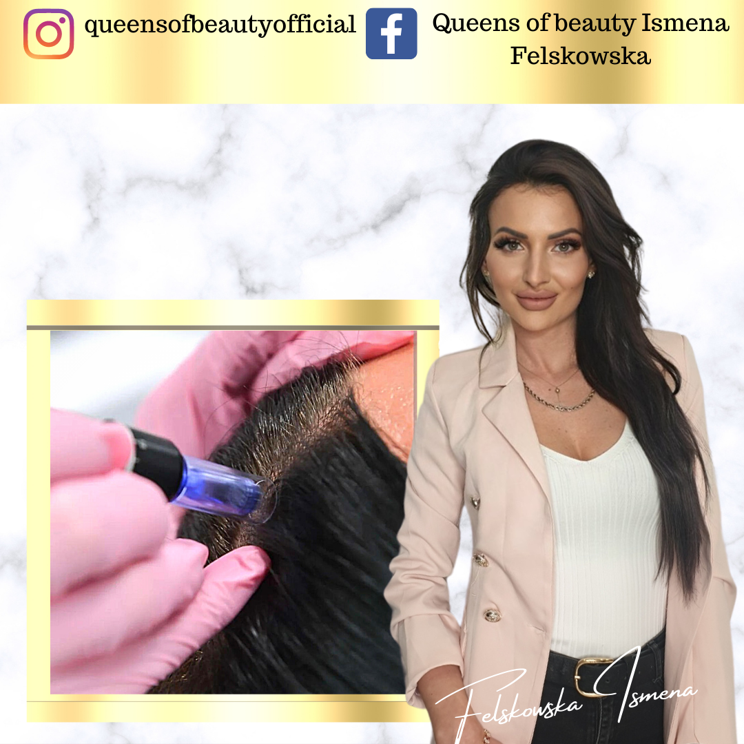 Online training scalp microneedle mesotherapy