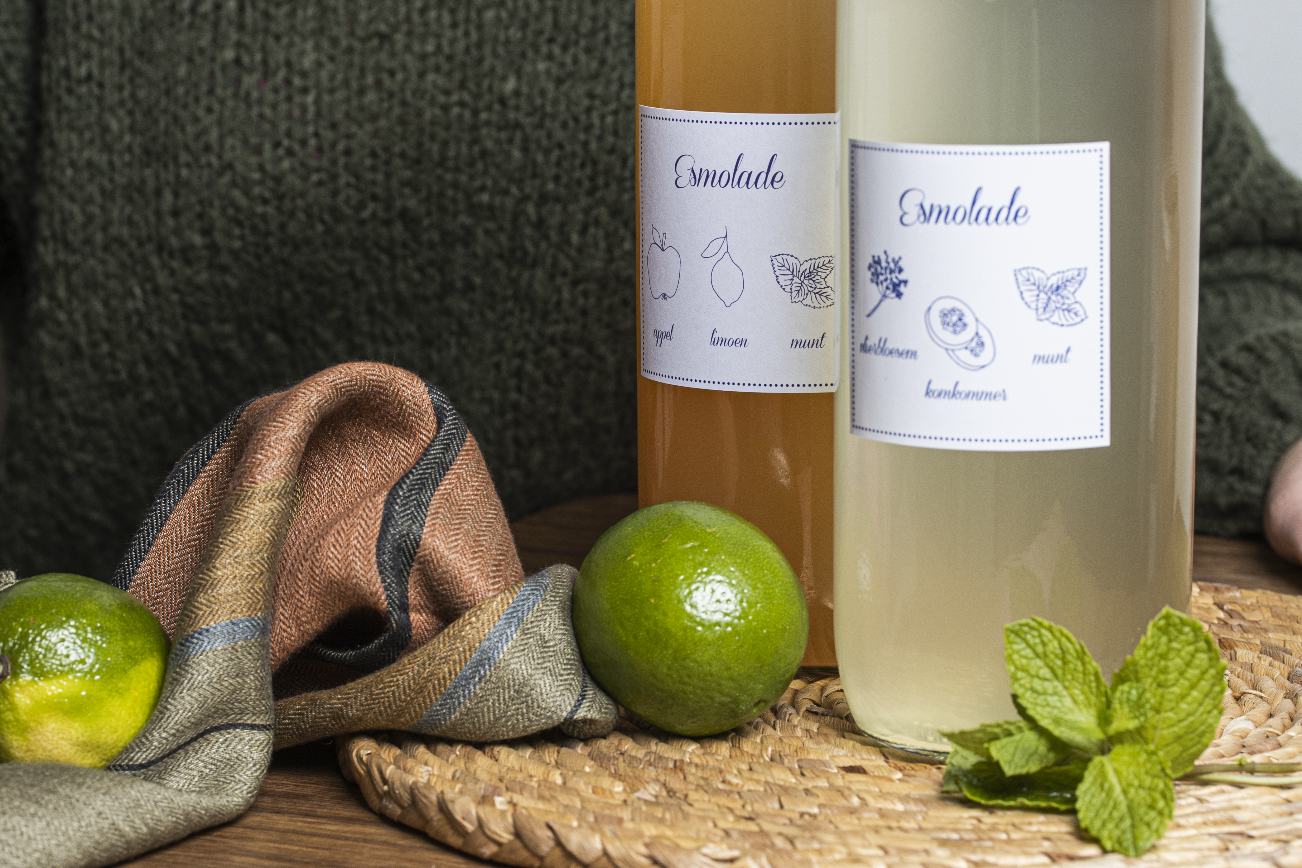 Arranged Food and Objects