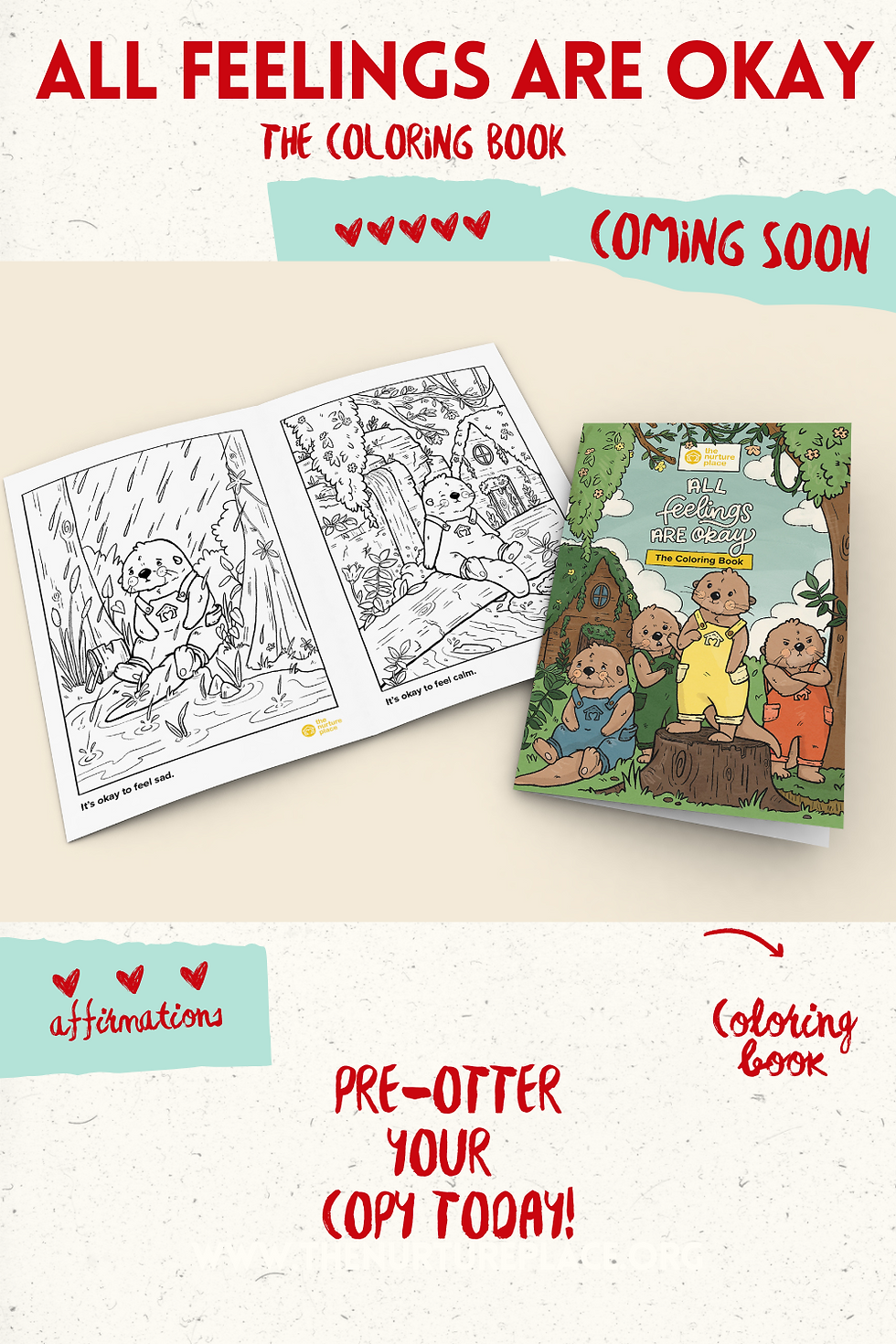 Thumbnail: All Feelings are Okay Coloring Book