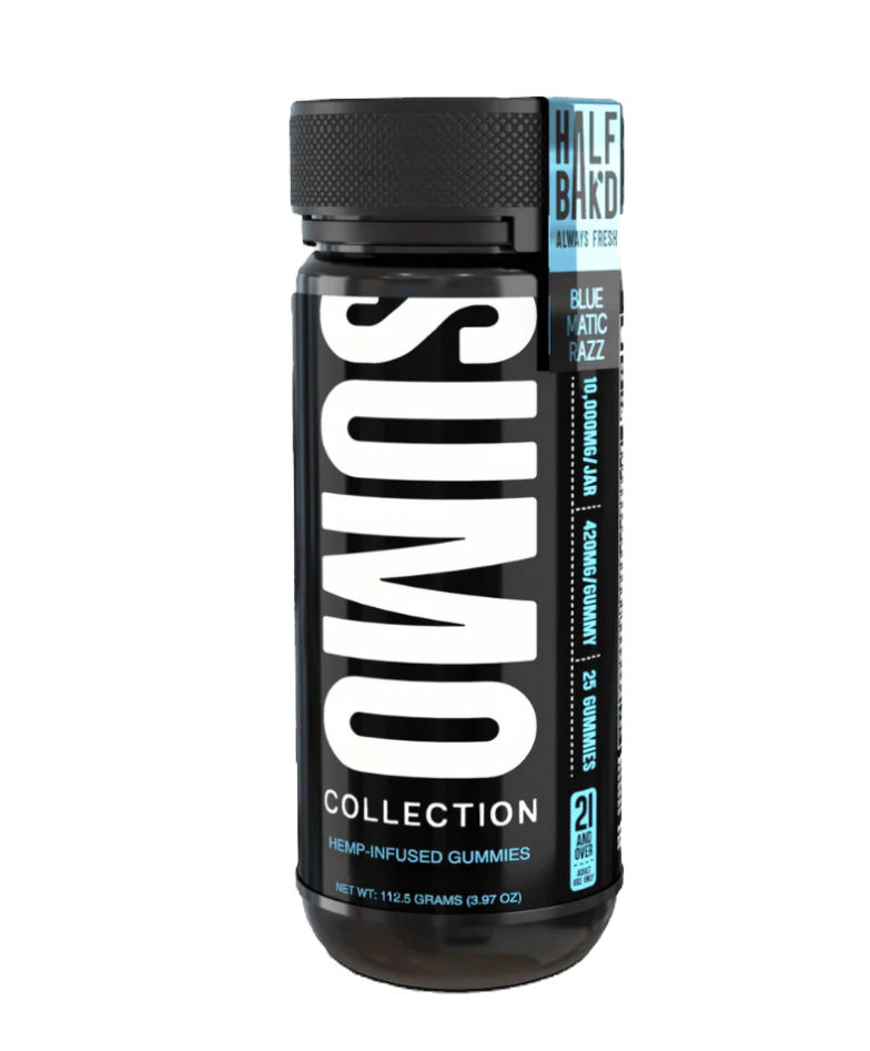 Half Bak'd - SUMO Blue Matic Razz Gummies 2-Pack