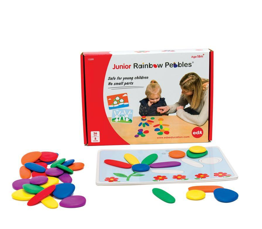 EDX Education Junior Rainbow Pebbles Activity Set