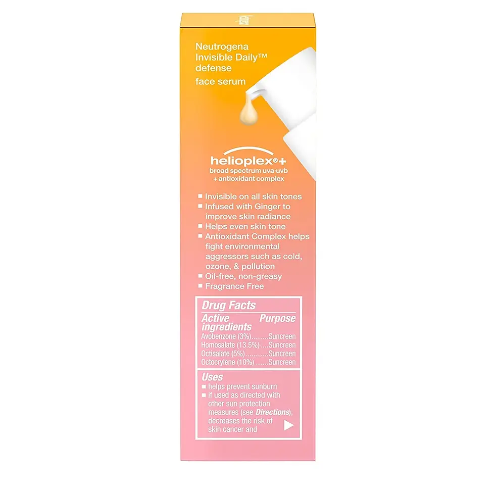 Thumbnail: Neutrogena Invisible Daily Defense Face Serum with SPF 60+, 1.7 fl. Oz #1211