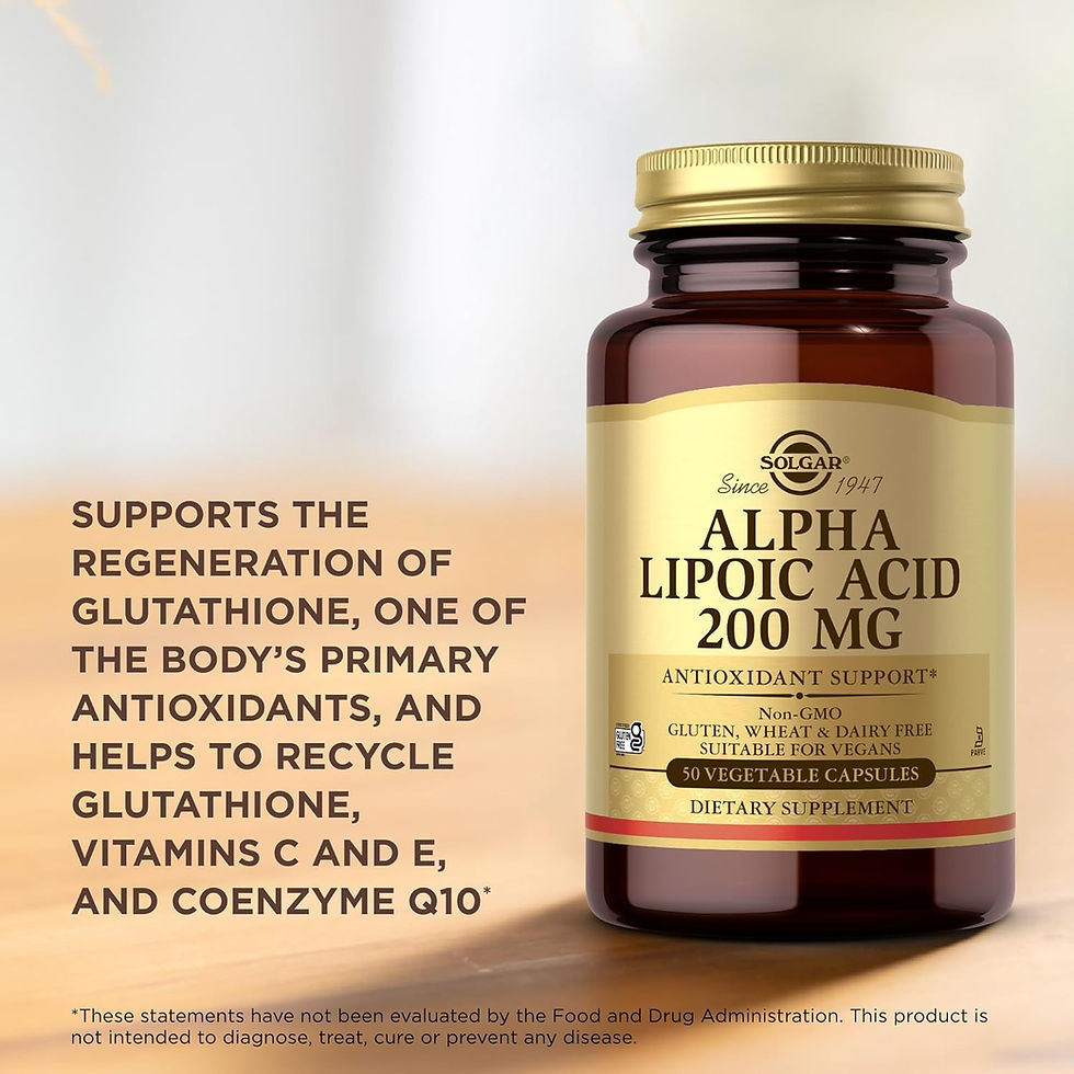Thumbnail: Solgar Alpha Lipoic Acid 200 mg, 50 Vegetable Capsules #1418