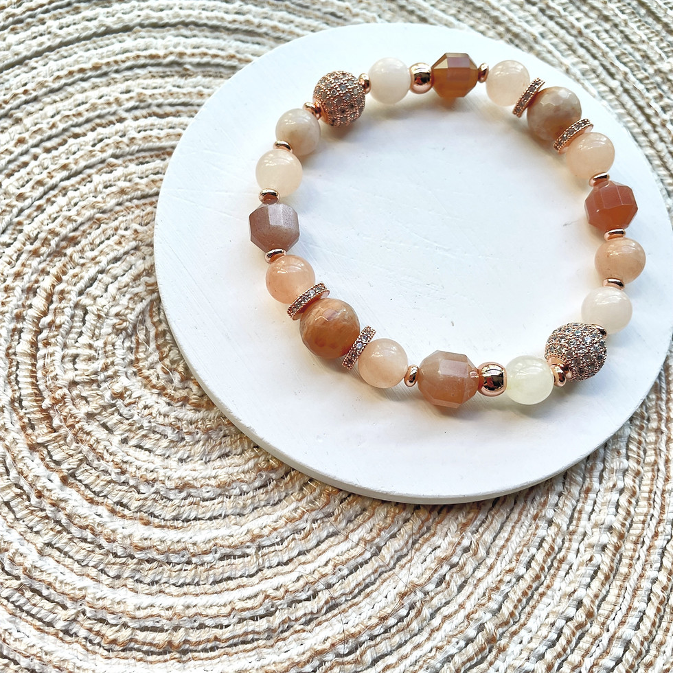 Thumbnail: Customised Crystal Bracelets (Beaded)