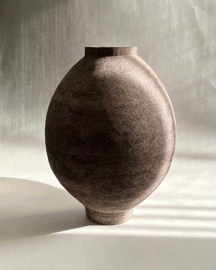 Χειροποίητο κεραμικό βάζο Moon ύψους 40 cm