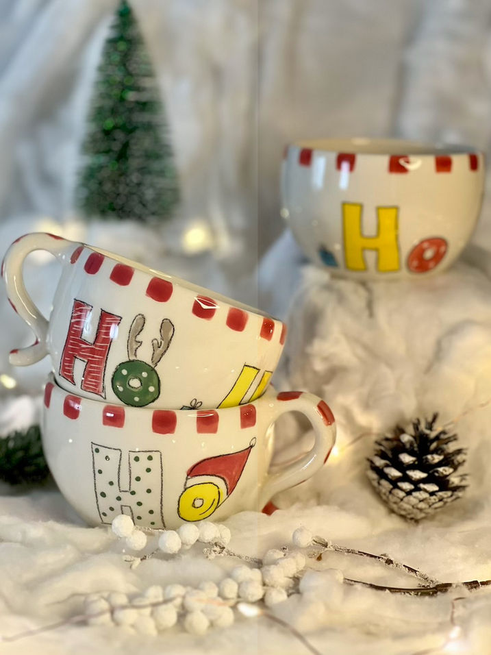 χριστουγεννιάτικη κούπα ιδανική για ζεστή σοκολάτα