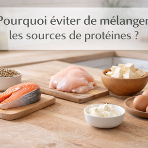 Le mélange des protéines