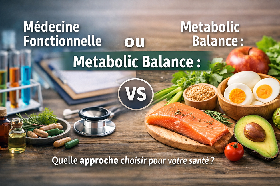 Médecine fonctionnelle ou Metabolic Balance : quelle approche choisir ?