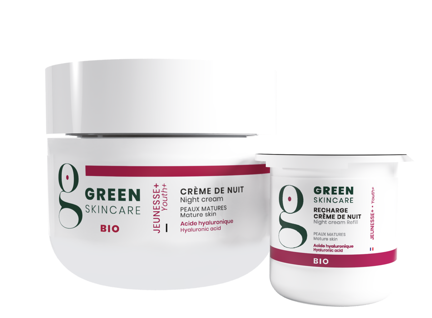 Crème de nuit Jeunesse+  Green Skincare