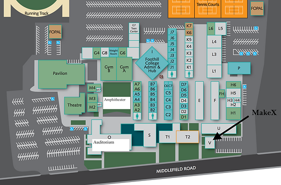 Cubberley Community Center Map Map | Makex Palo Alto