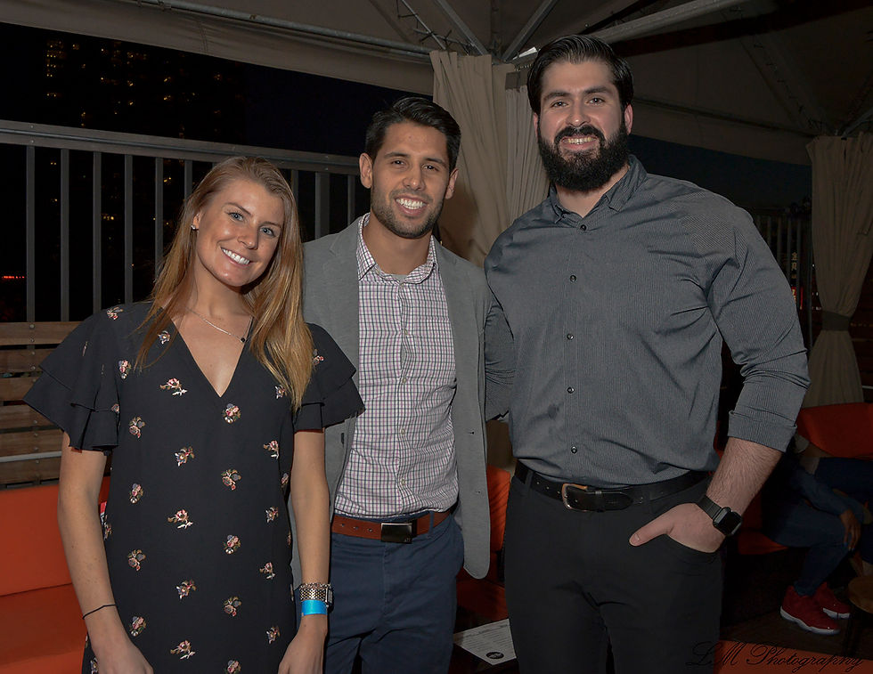 Jenn Moore, Enrique Martinez, Matt Villanti; Photo by Liz Macias