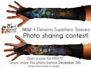 Win Superhero Fire Sleeves