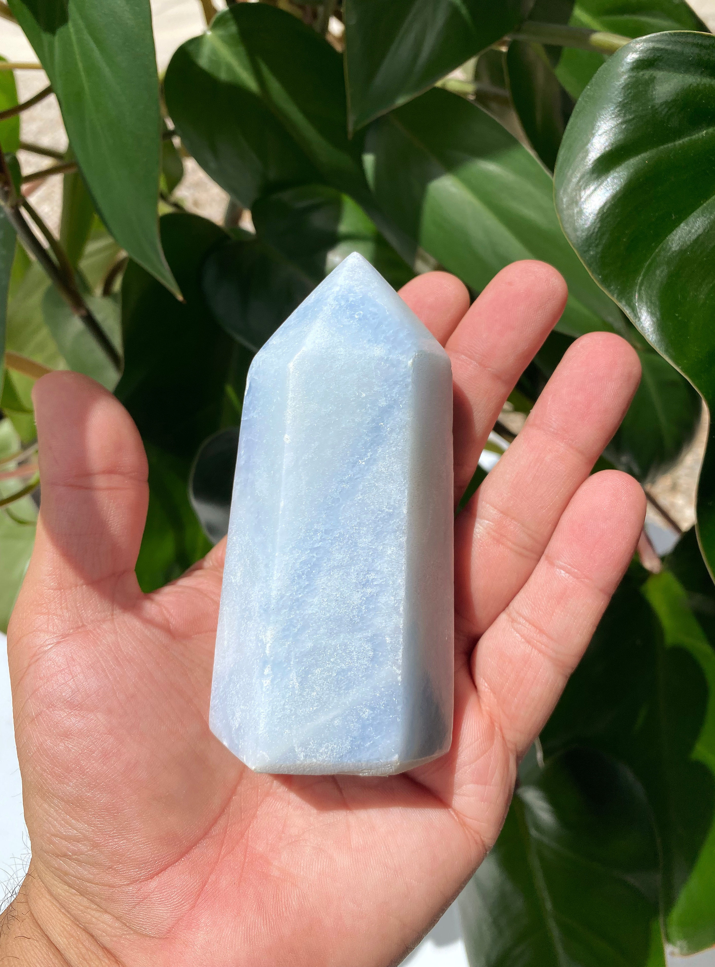 Blue Calcite Tower
