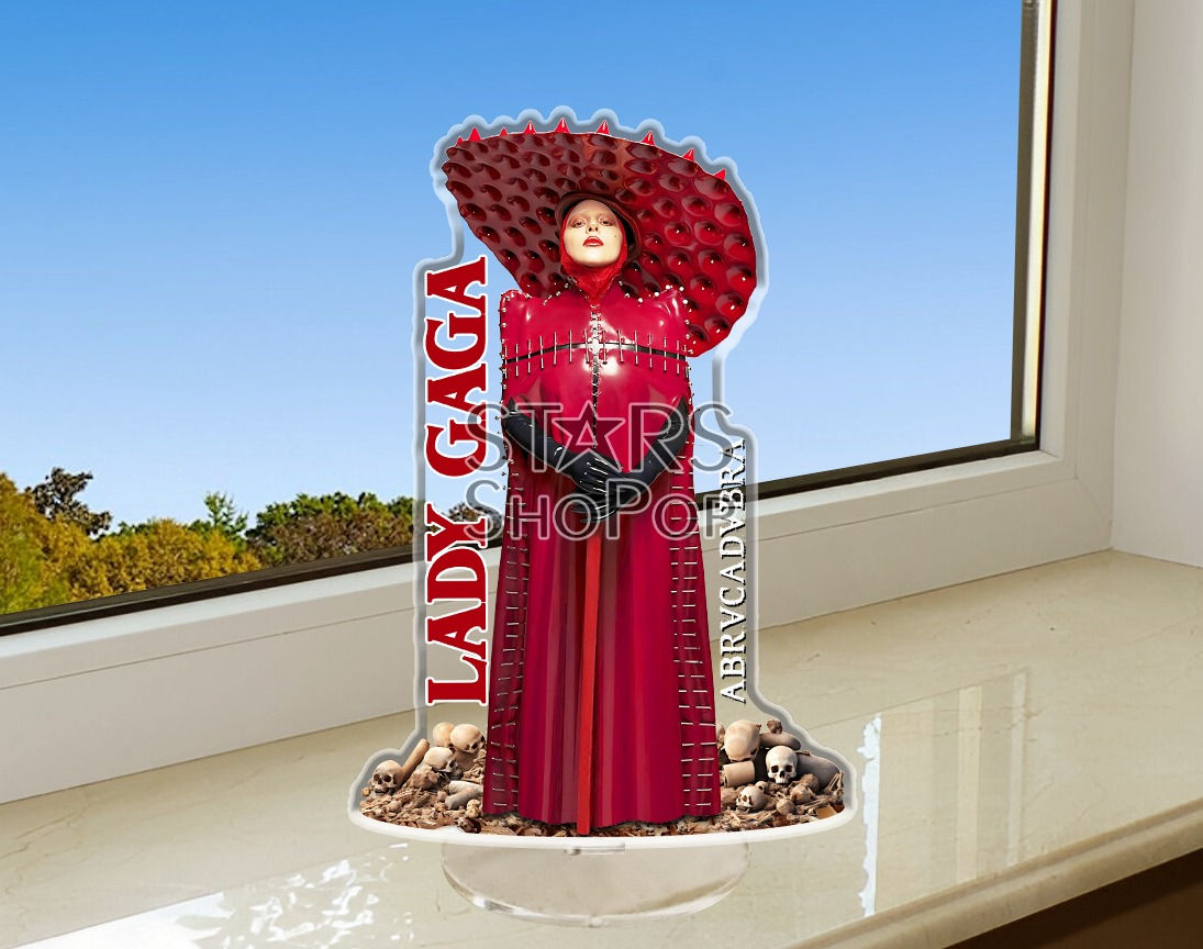 lady gaga abracadabra figure, lady gaga doll, lady gaga merch, lady gaga gift, memorabilia lady gaga, tshirt, standee, rare