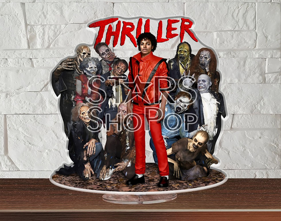 Thumbnail: michael jackson figure, thriller, michael jackson doll, michael jackson merch, michael jackson gift, michael jackson standee