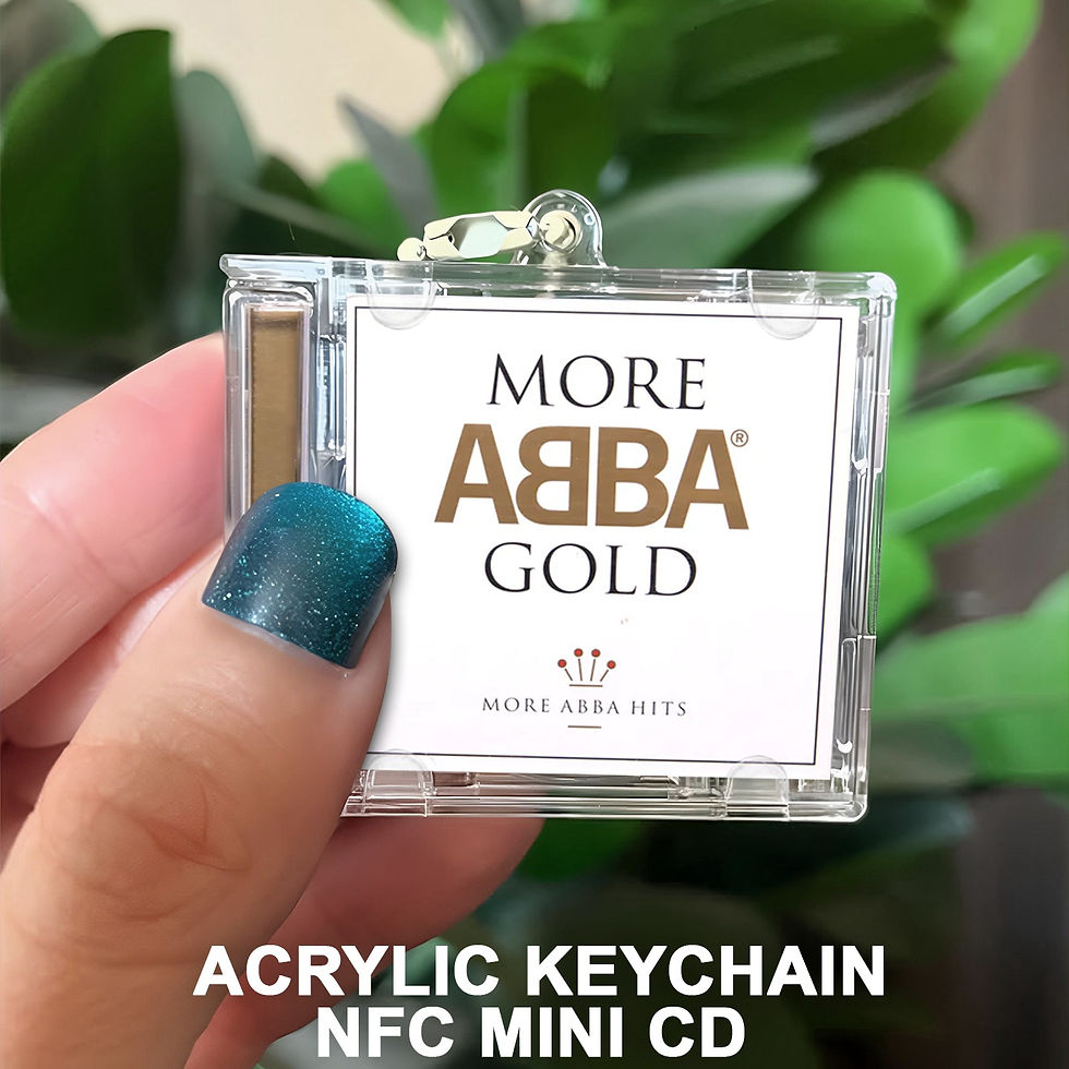 abba more gold mini cd, more abba gold keychain nfc, abba gold merch, abba gold memorabilia, rare, gift, more abba gold album