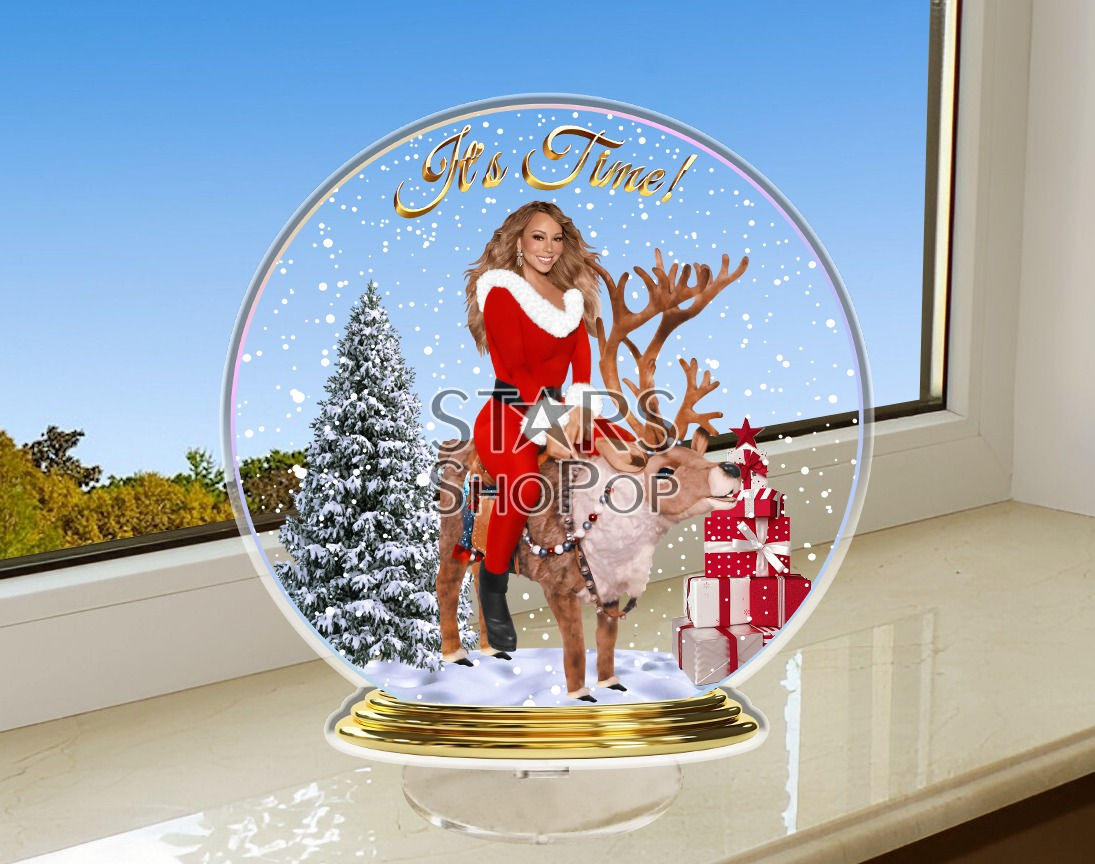 mariah carey it's time, all i want for christmas is you, mariah carey merch, mariah carey gift, mariah carey doll, figure