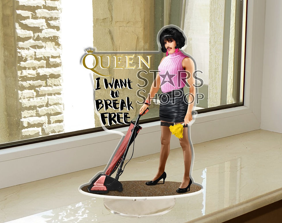 Thumbnail: queen I Want to Break Free, freddie mercury figure doll, queen merch, queen gift, queen memorabilia, queen collectibles, rare