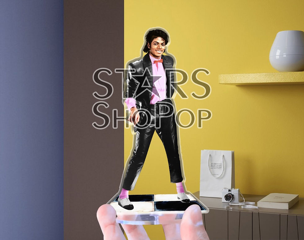 Thumbnail: michael jackson figure, billie jean, michael jackson doll, michael jackson merch, michael jackson gift, michael standee