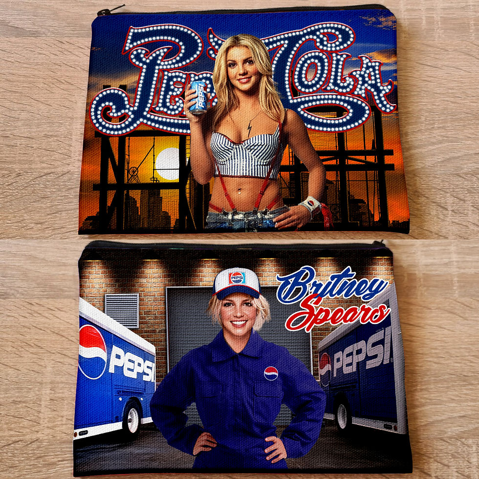 Britney Spears "Pepsi" Toiletry Bag