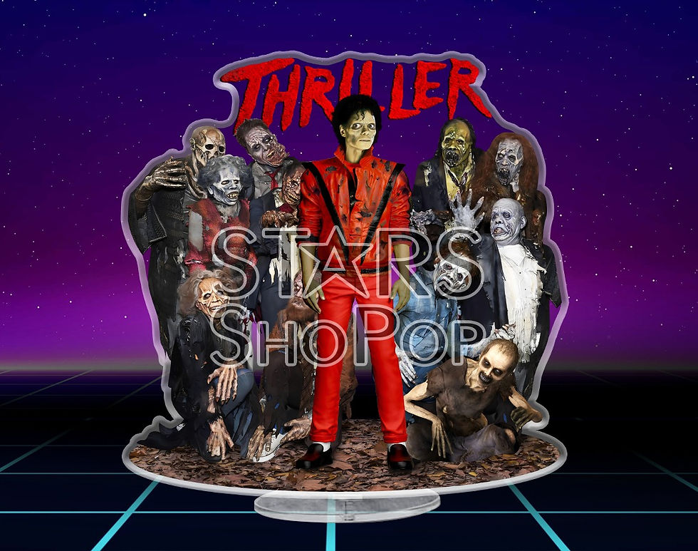 Thumbnail: michael jackson figure, thriller, michael jackson doll, michael jackson merch, michael jackson gift, michael jackson standee