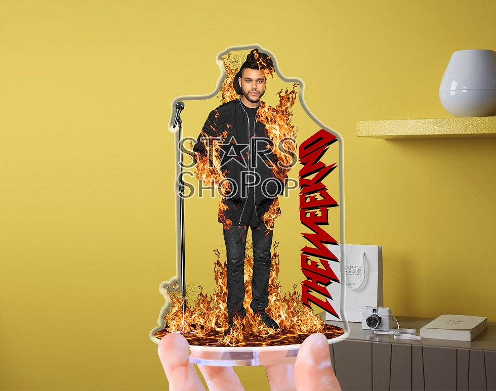 Thumbnail: The Weeknd figure, The Weeknd Can't Feel My Face, The Weeknd doll, The Weeknd merch, The Weeknd gift, The Weeknd standee