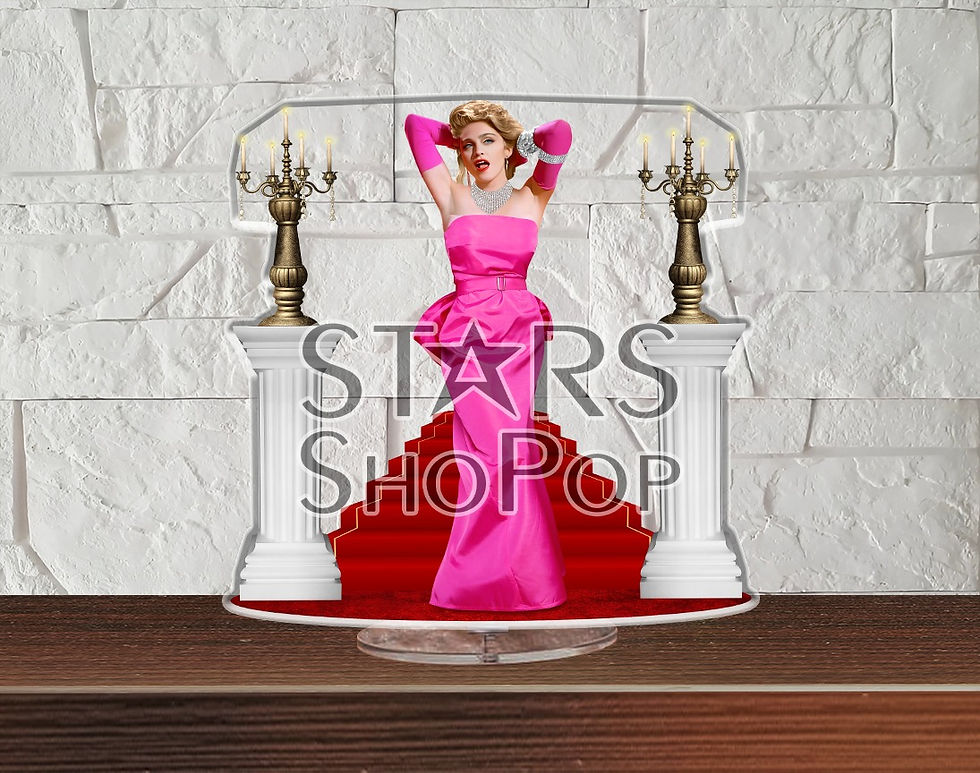 Thumbnail: madonna figure, madonna material girl deluxe, madonna doll, madonna merch, madonna gift, madonna standee