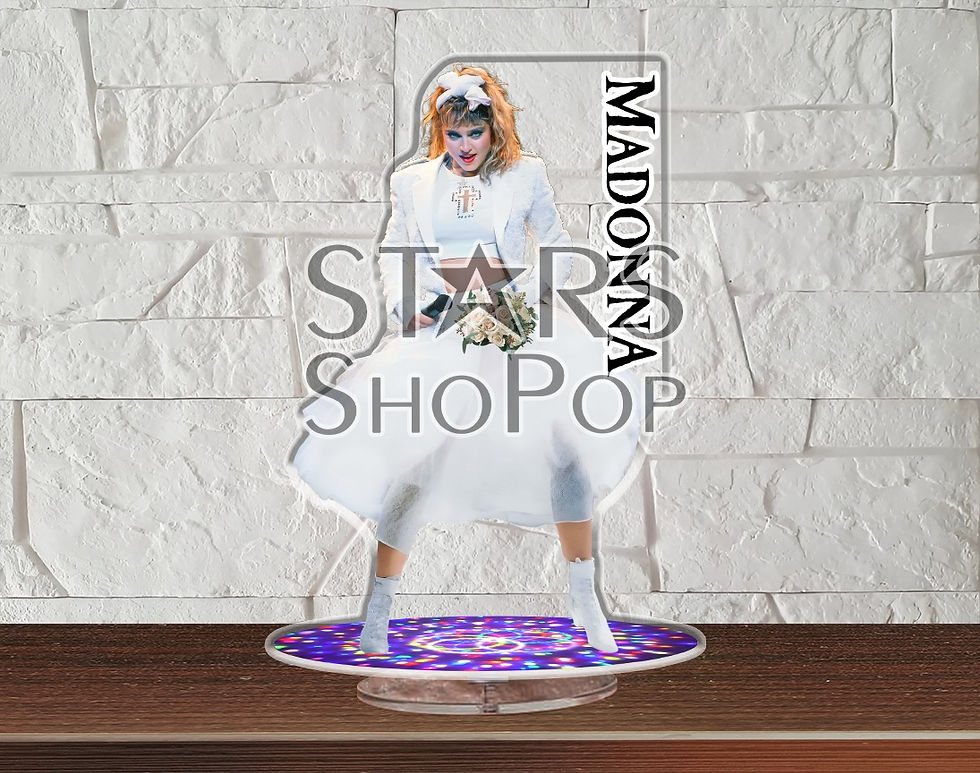 Thumbnail: madonna figure, madonna the virgin tour, madonna doll, madonna merch, madonna gift, madonna standee