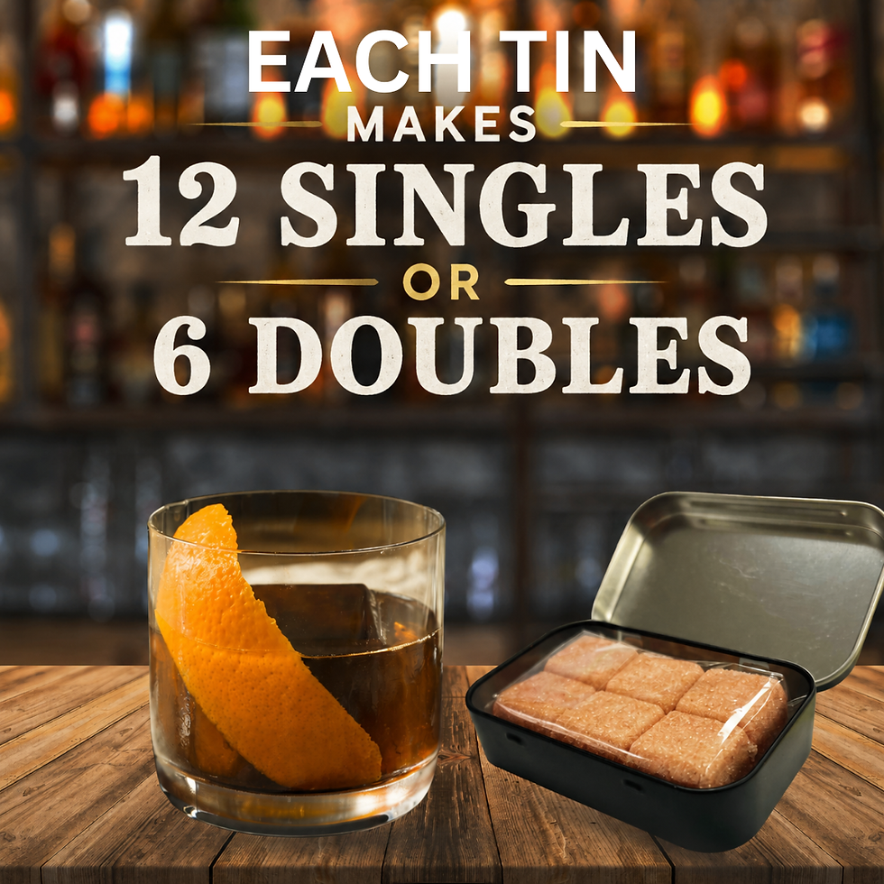 Thumbnail: Instant Old Fashioned Cocktail Cubes - Your Grandpa's Old Fashioned - 6 Pack Tin