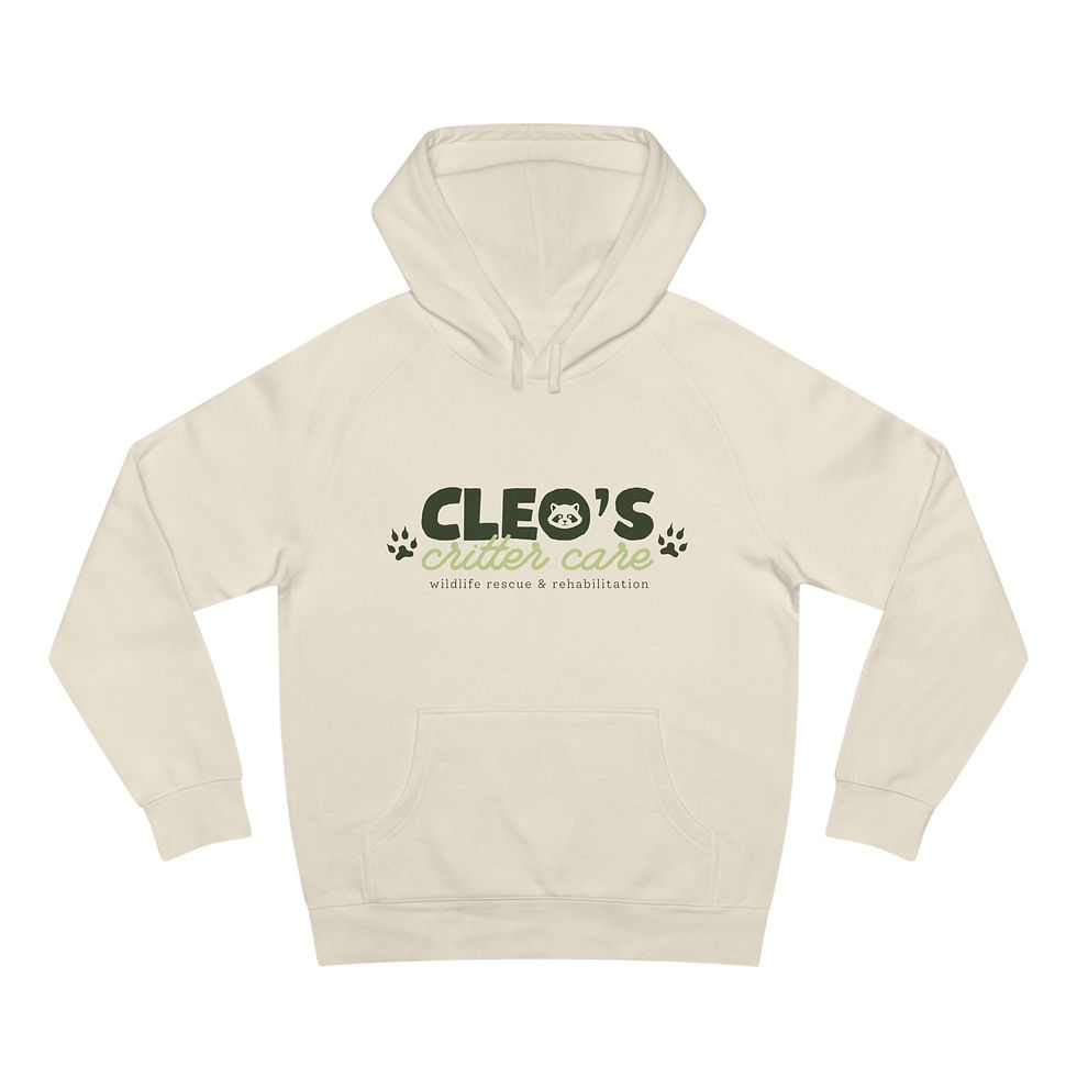 Thumbnail: Cleo's Critter Care Logo Hoodie