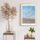 Thumbnail: Three Surfers on Blue Poster 