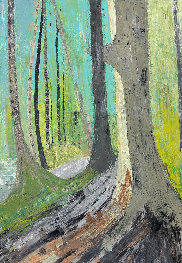 Thompsons Flat Bush Track 610mm x 910mm copy