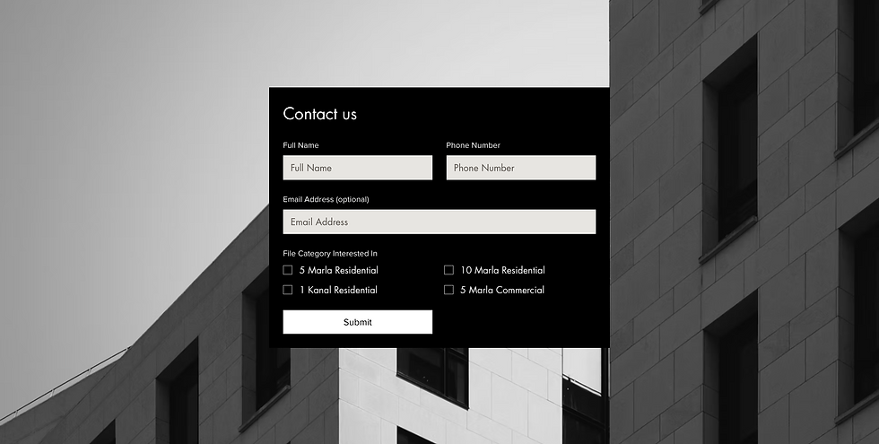 Contact Form for Goldfinch - Digifinch