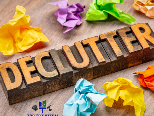 Top to Bottom Helps you Declutter For the New Year
