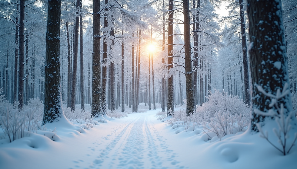 Embracing Winter's Beauty: Trusting the Universe and Unlocking Our Unlimited Potential