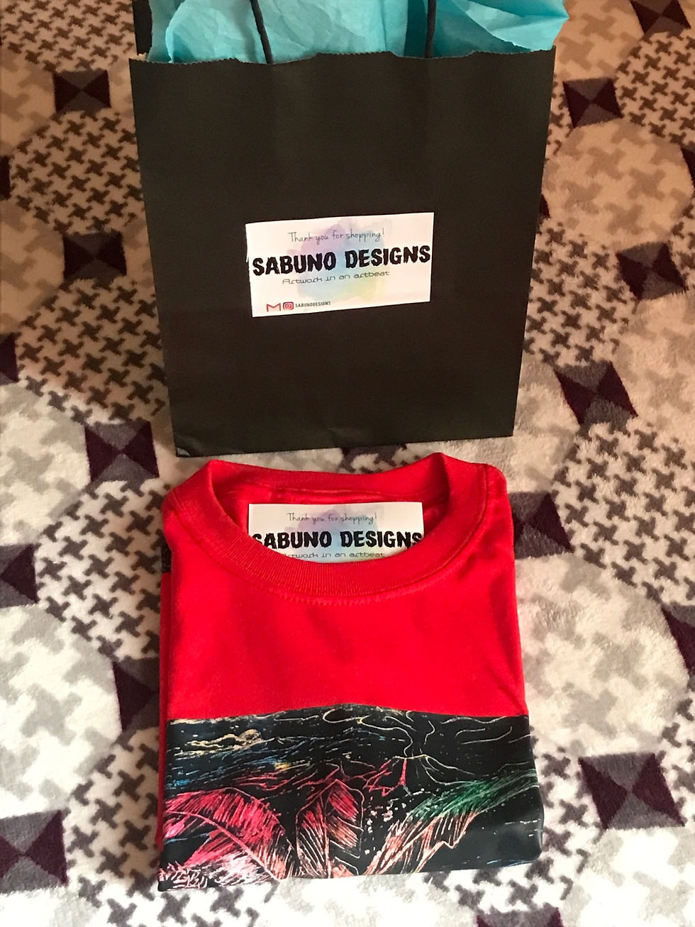 Thumbnail: SABUNO DESIGNS “ Banana Walk” Unisex T-shirt Collection